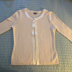 Lafayette 148, New York cream/ivory cashmere sweater